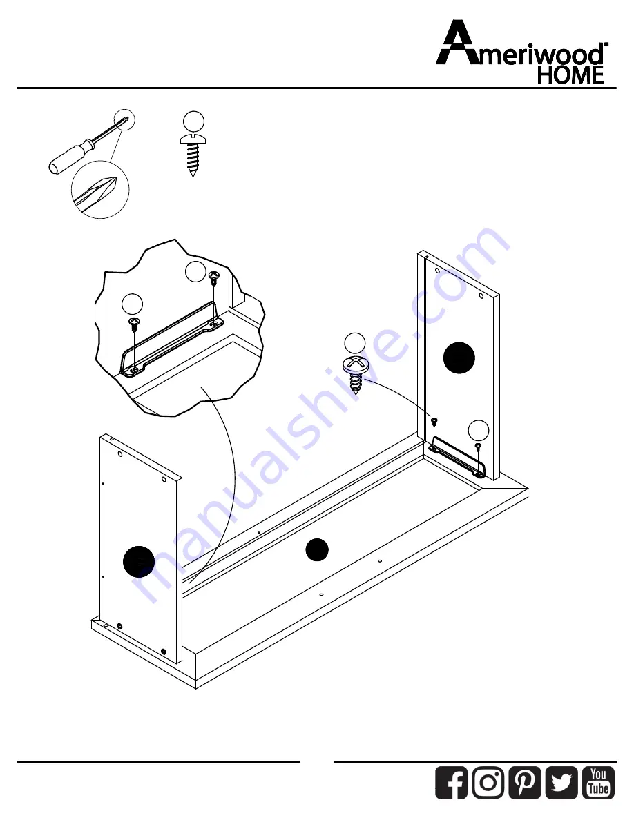 Ameriwood HOME 3700339COM Manual Download Page 29