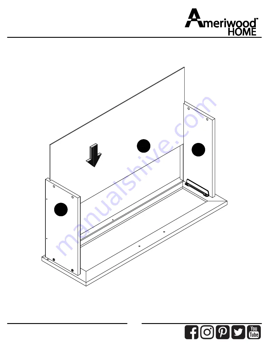 Ameriwood HOME 3700339COM Manual Download Page 30