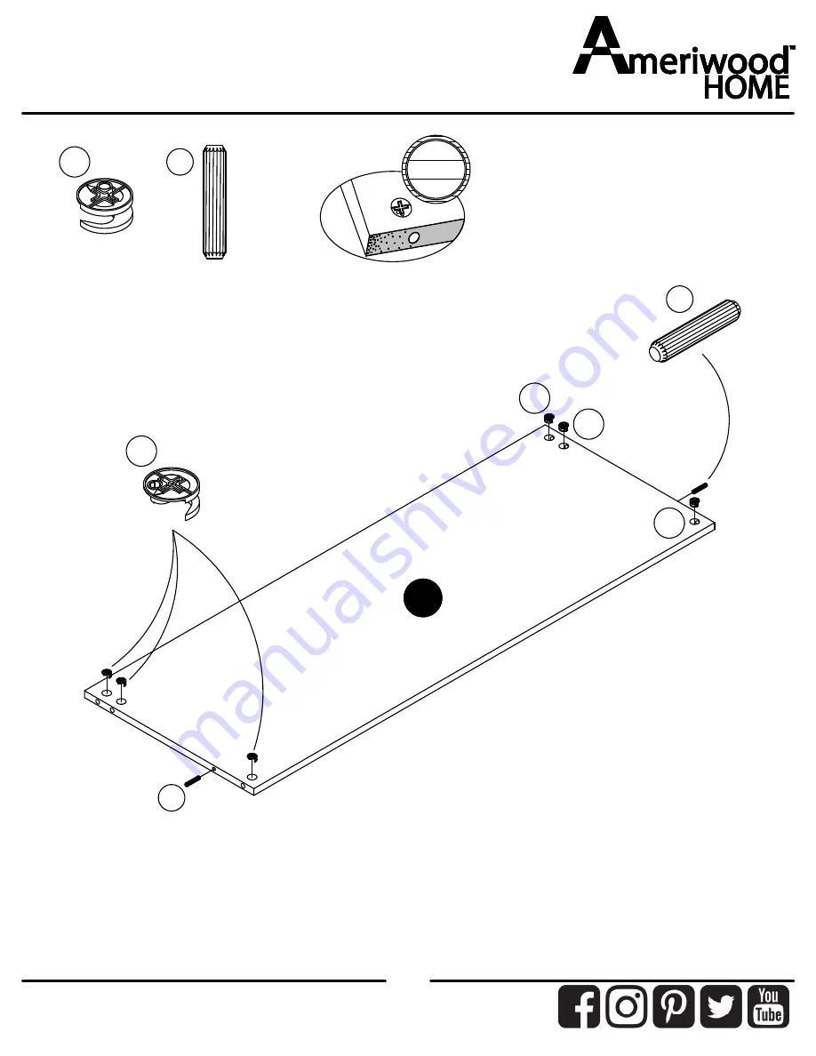 Ameriwood HOME 3761412EBL Скачать руководство пользователя страница 17