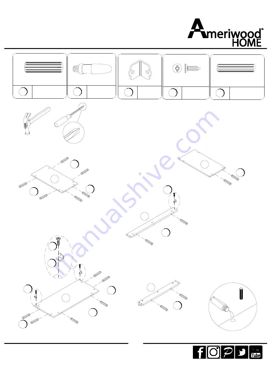 Ameriwood HOME 4432903COM Скачать руководство пользователя страница 12