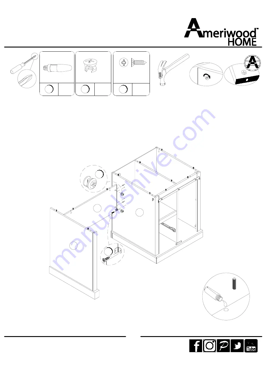 Ameriwood HOME 4432903COM Скачать руководство пользователя страница 20