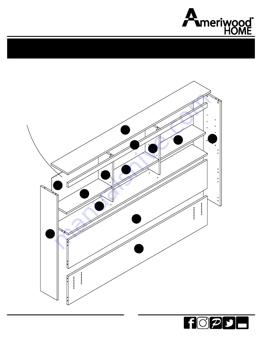 Ameriwood HOME 5260328COM Instruction Booklet Download Page 5