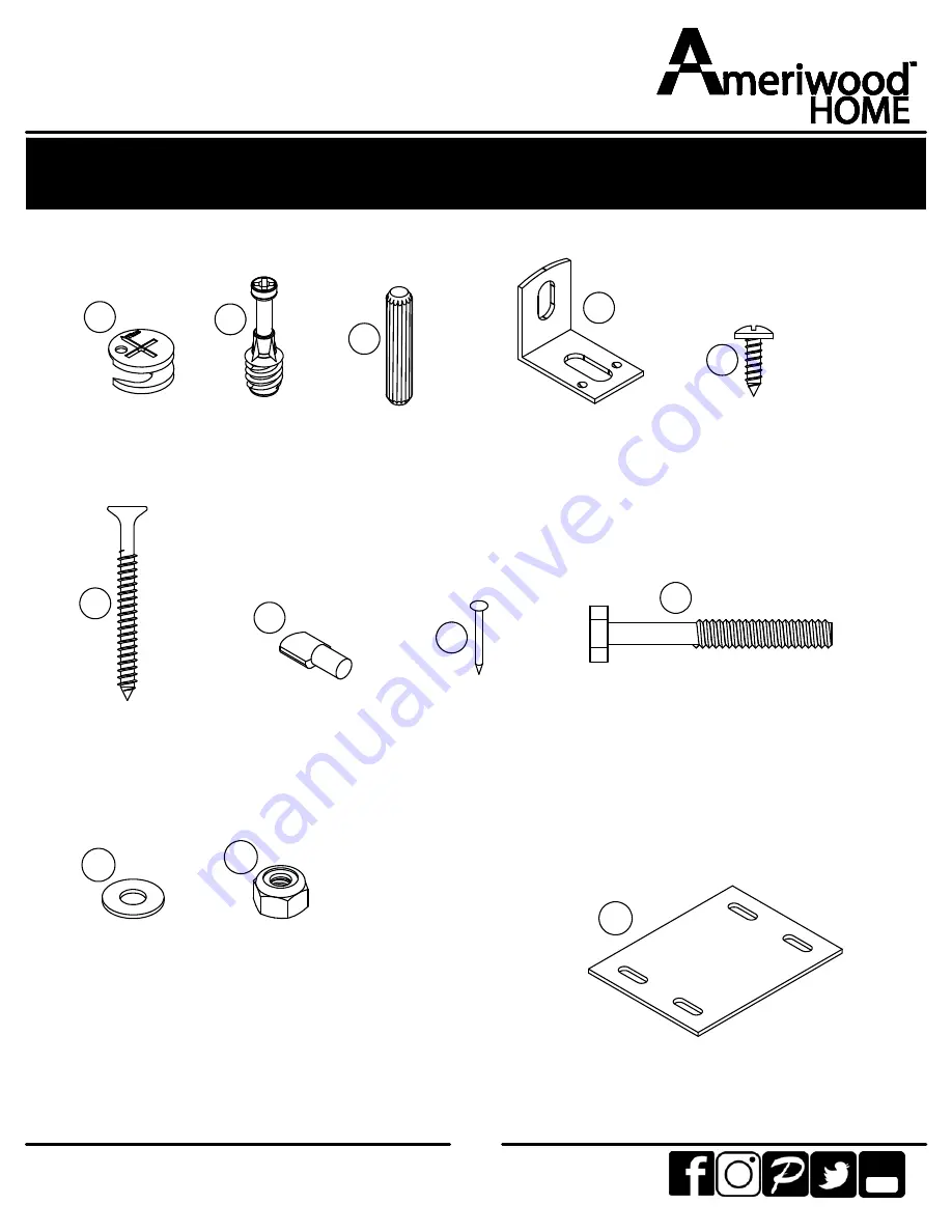 Ameriwood HOME 5260328COM Instruction Booklet Download Page 6