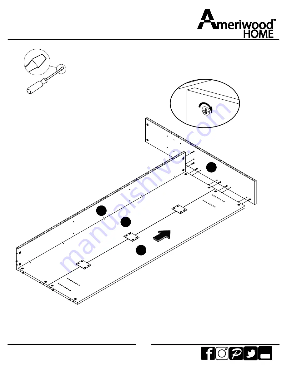 Ameriwood HOME 5260328COM Instruction Booklet Download Page 13