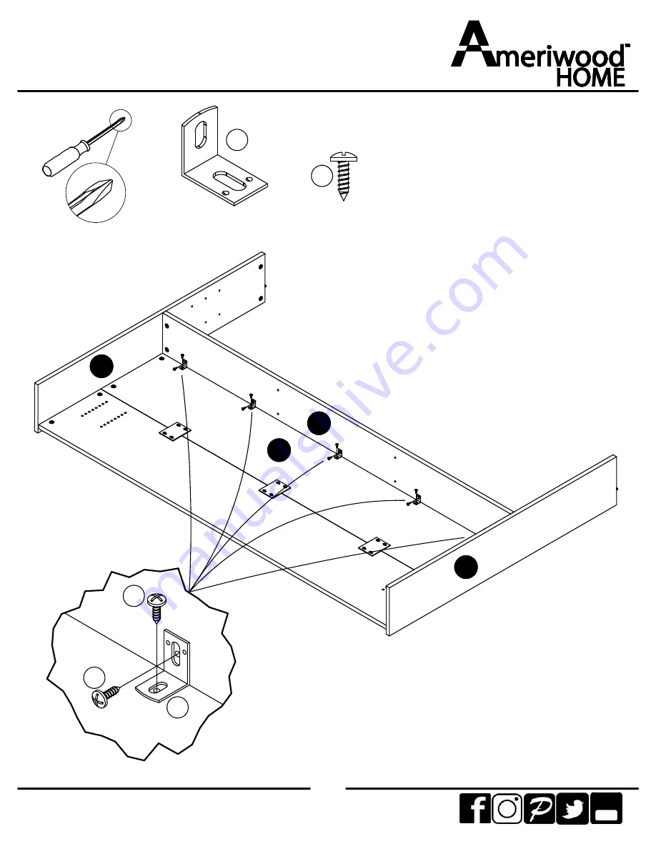 Ameriwood HOME 5260328COM Instruction Booklet Download Page 15