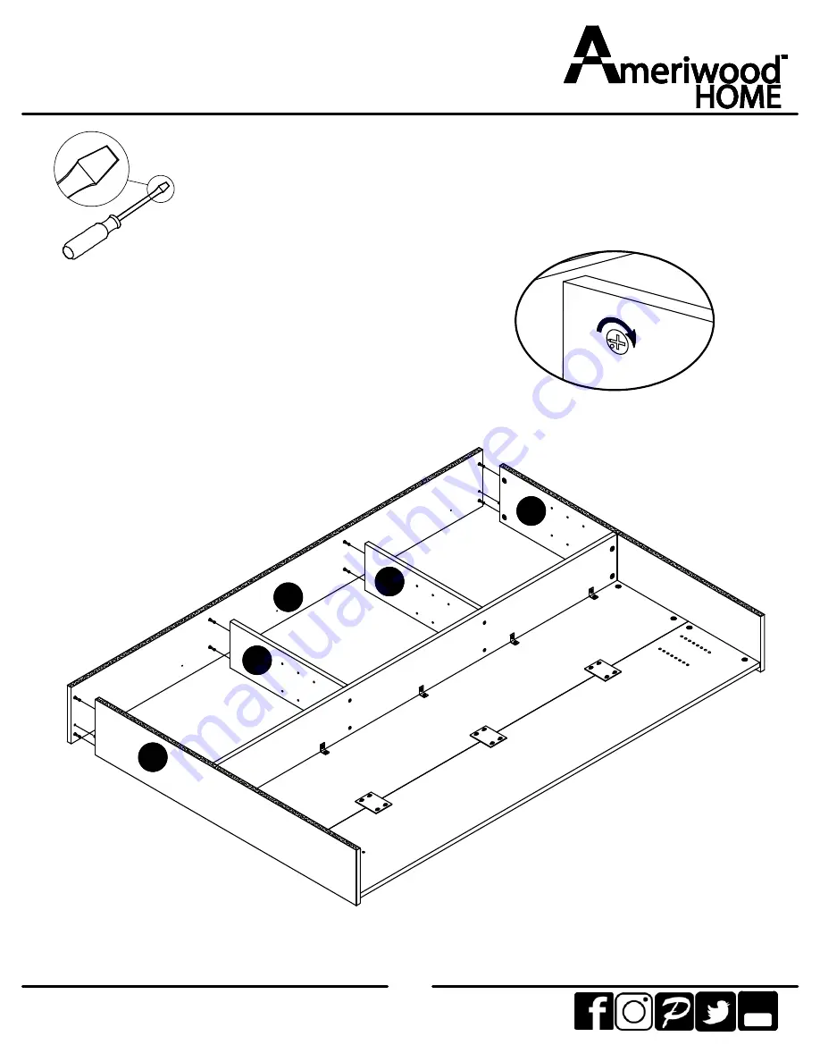 Ameriwood HOME 5260328COM Instruction Booklet Download Page 19