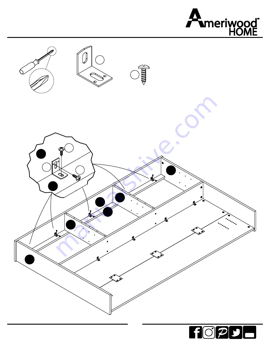 Ameriwood HOME 5260328COM Instruction Booklet Download Page 20