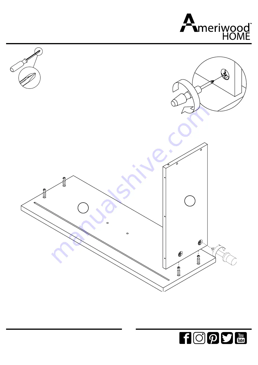 Ameriwood HOME 5277296PCOM Скачать руководство пользователя страница 20