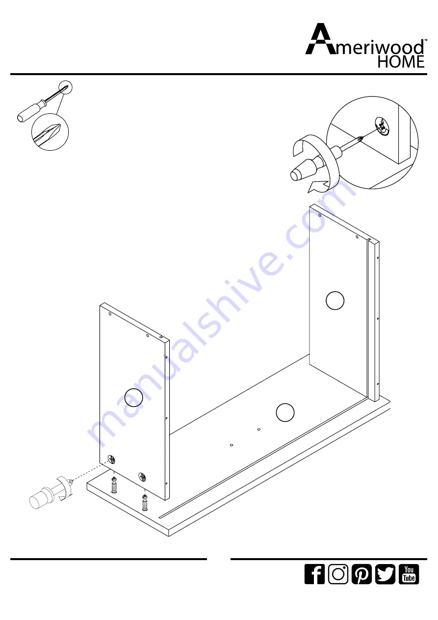 Ameriwood HOME 5277296PCOM Скачать руководство пользователя страница 21