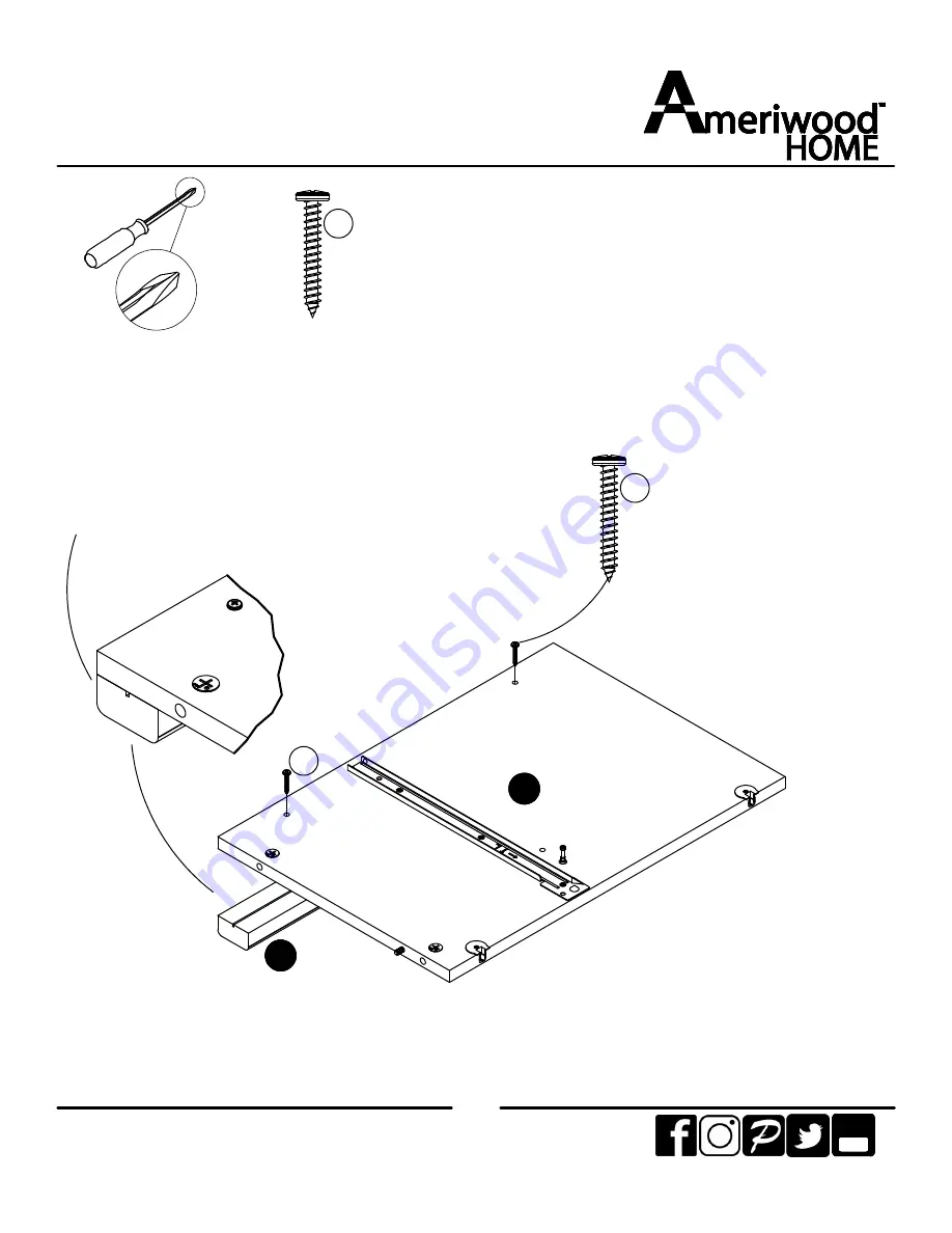 Ameriwood HOME 5317340EBL Скачать руководство пользователя страница 10