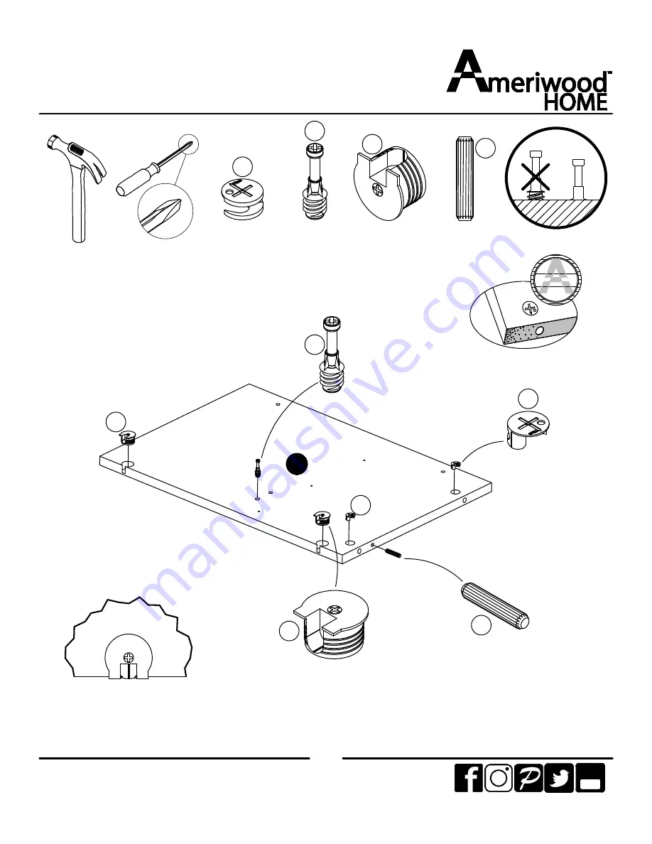 Ameriwood HOME 5317340EBL Скачать руководство пользователя страница 11