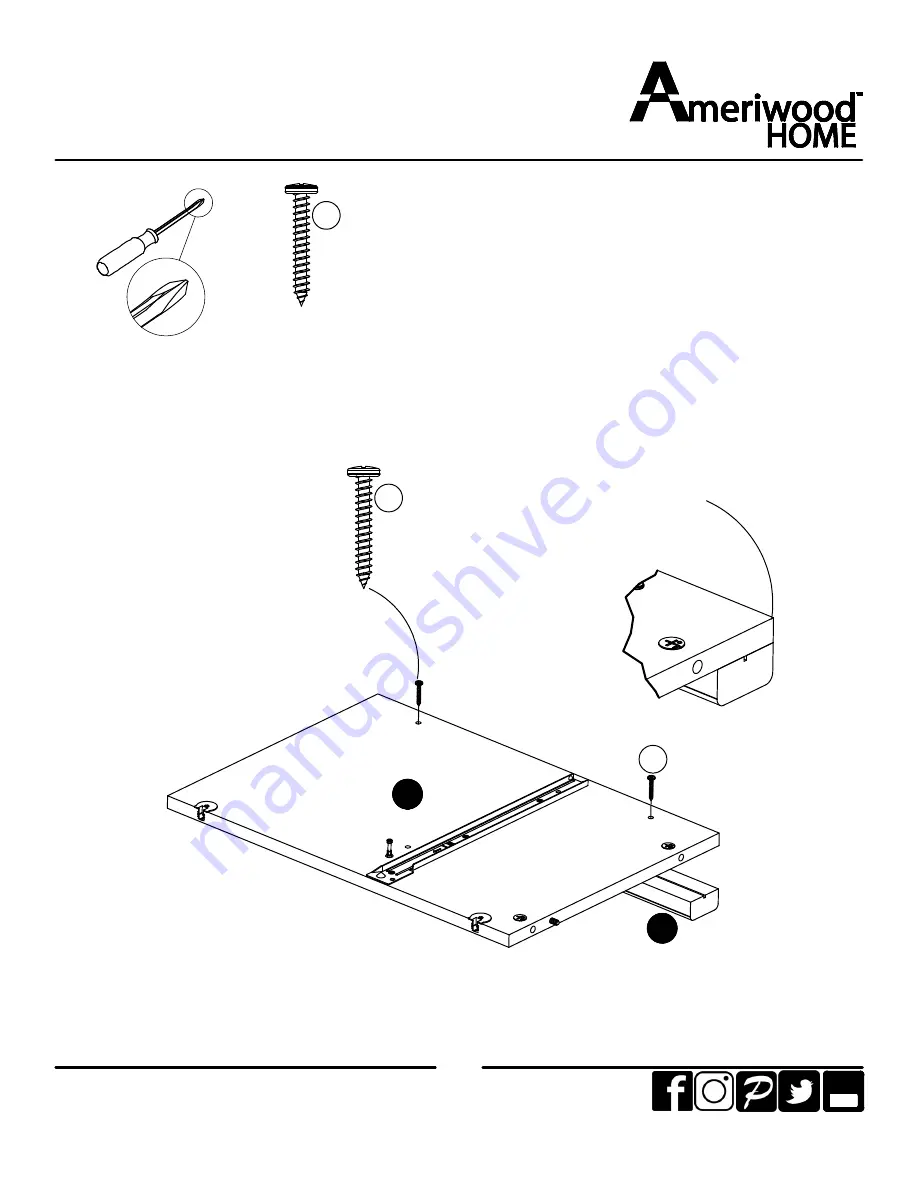 Ameriwood HOME 5317340EBL Скачать руководство пользователя страница 13