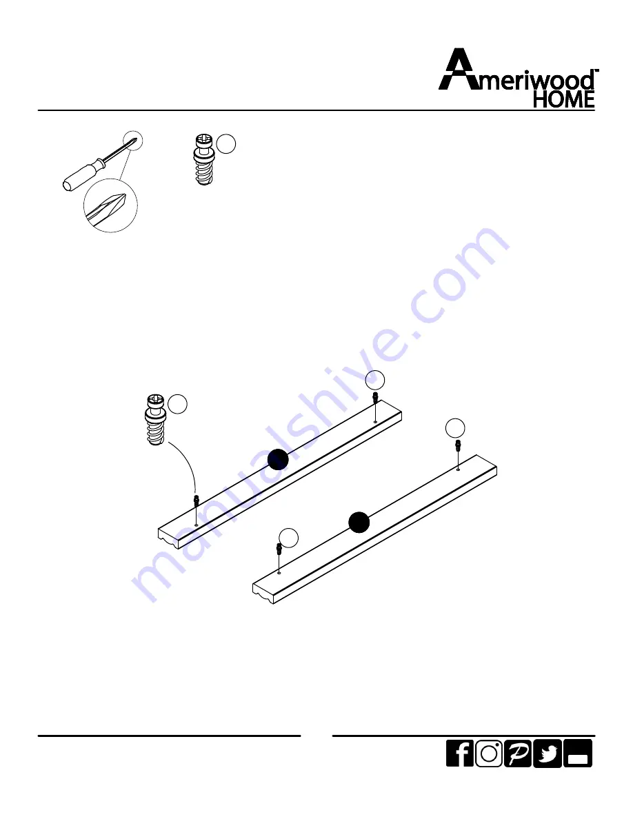 Ameriwood HOME 5317340EBL Скачать руководство пользователя страница 14