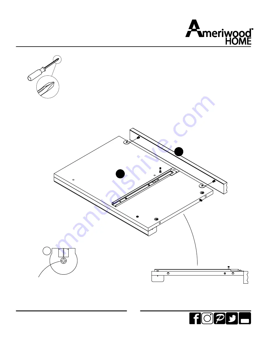 Ameriwood HOME 5317340EBL Скачать руководство пользователя страница 15