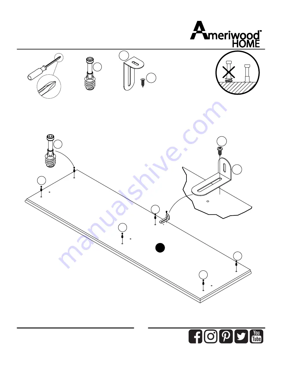 Ameriwood HOME 5319340EBL Скачать руководство пользователя страница 18