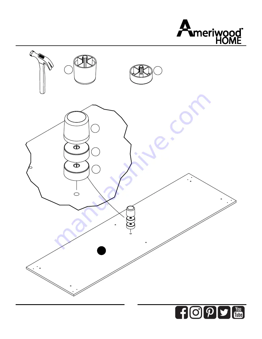 Ameriwood HOME 5319340EBL Скачать руководство пользователя страница 19