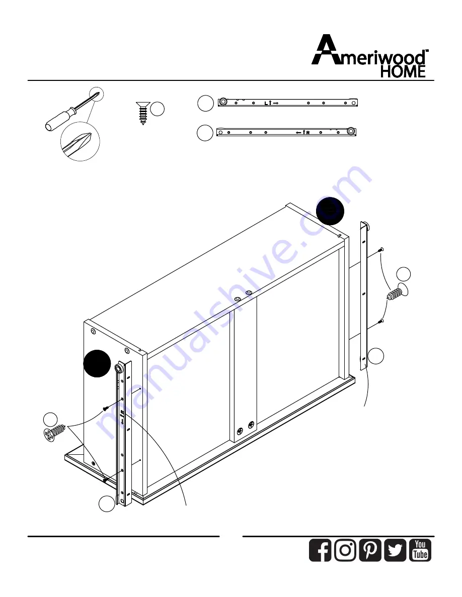 Ameriwood HOME 5319340EBL Assembly Manual Download Page 29