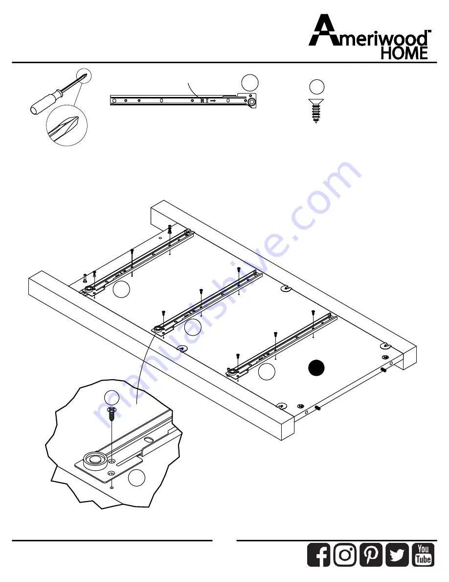 Ameriwood HOME 5364222COM Скачать руководство пользователя страница 15