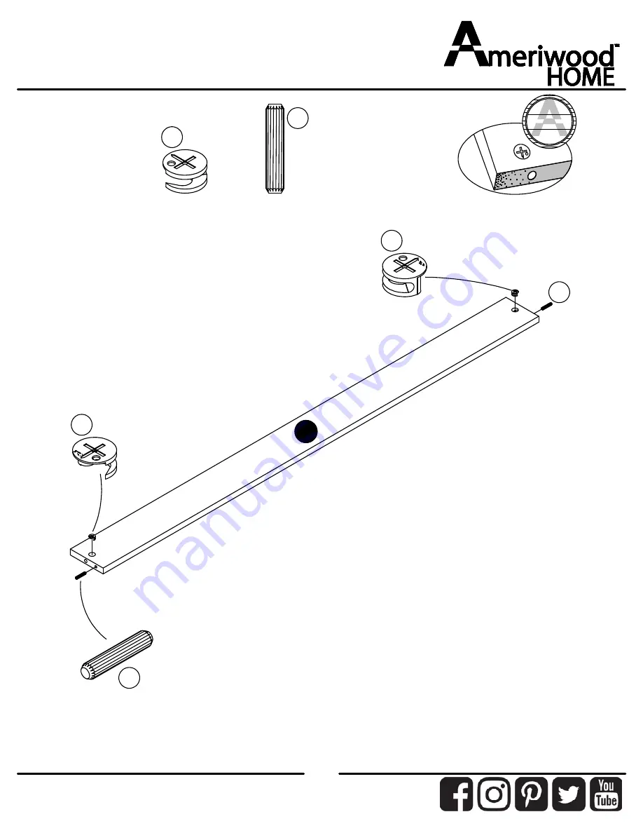 Ameriwood HOME 5364222COM Скачать руководство пользователя страница 20