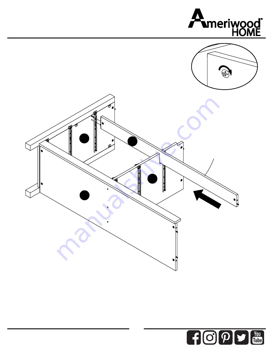 Ameriwood HOME 5364222COM Manual Download Page 23