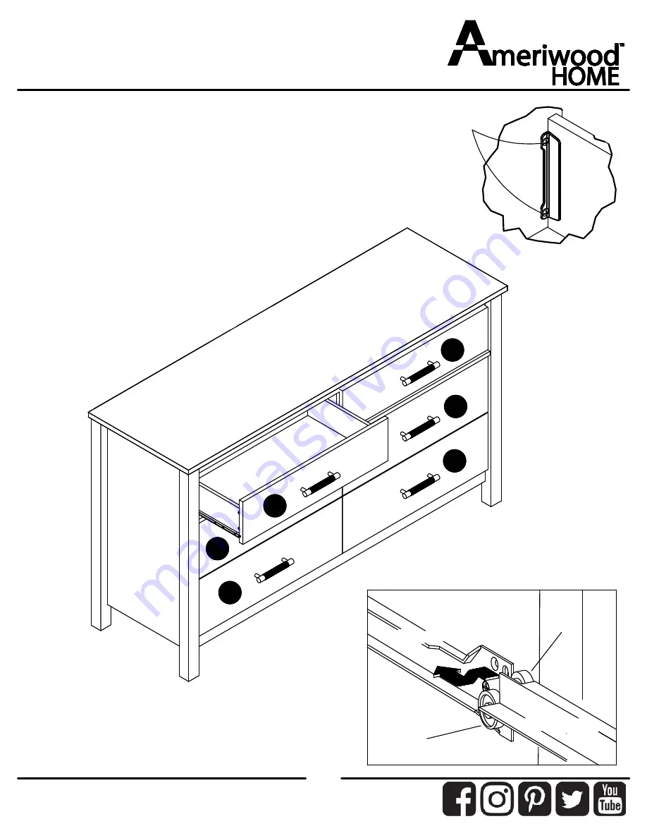 Ameriwood HOME 5364222COM Скачать руководство пользователя страница 35