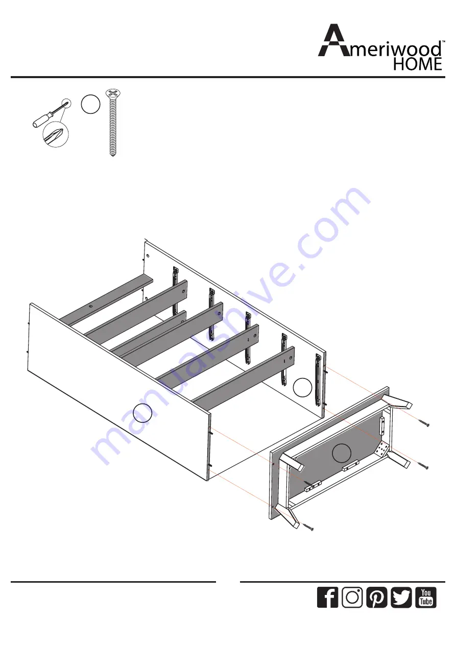 Ameriwood HOME 5554155COM Скачать руководство пользователя страница 15