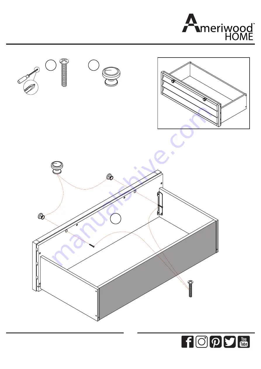 Ameriwood HOME 5554155COM Manual Download Page 29