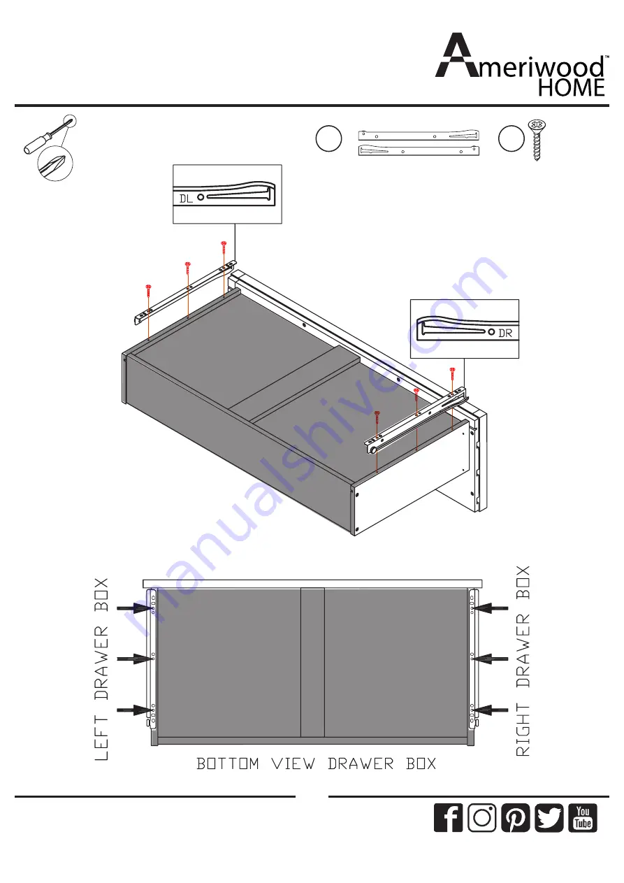 Ameriwood HOME 5554155COM Скачать руководство пользователя страница 32