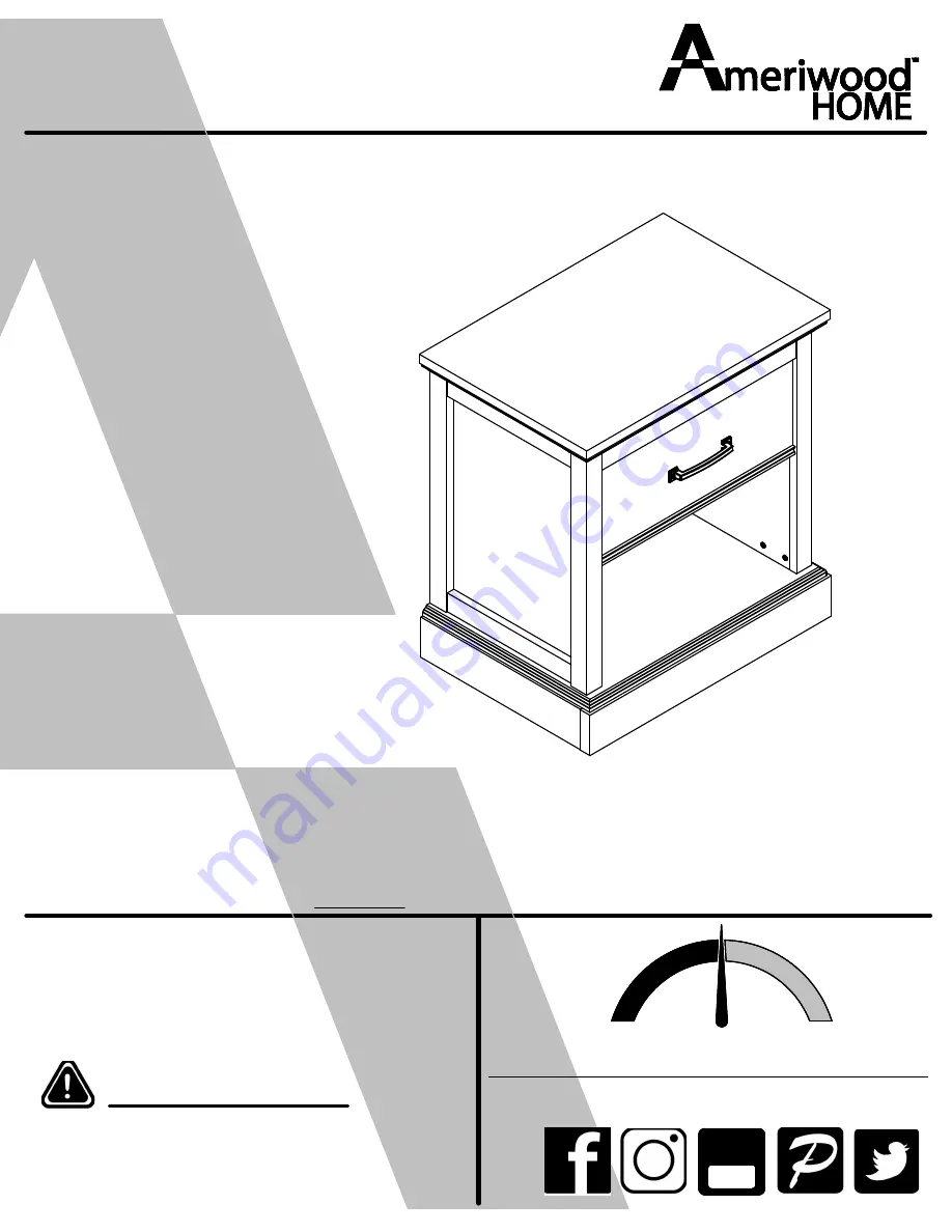 Ameriwood HOME 5580340COM Скачать руководство пользователя страница 1