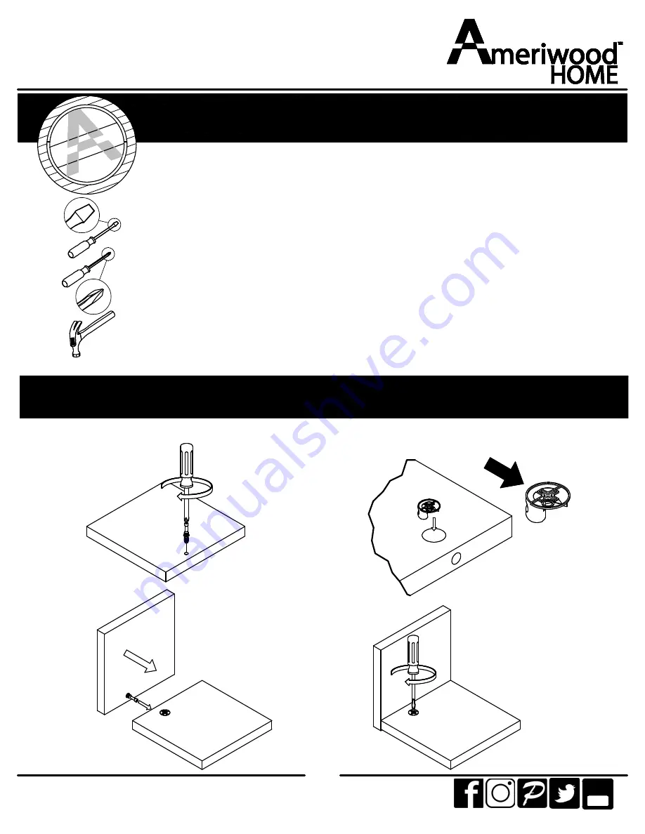 Ameriwood HOME 5580340COM Скачать руководство пользователя страница 3