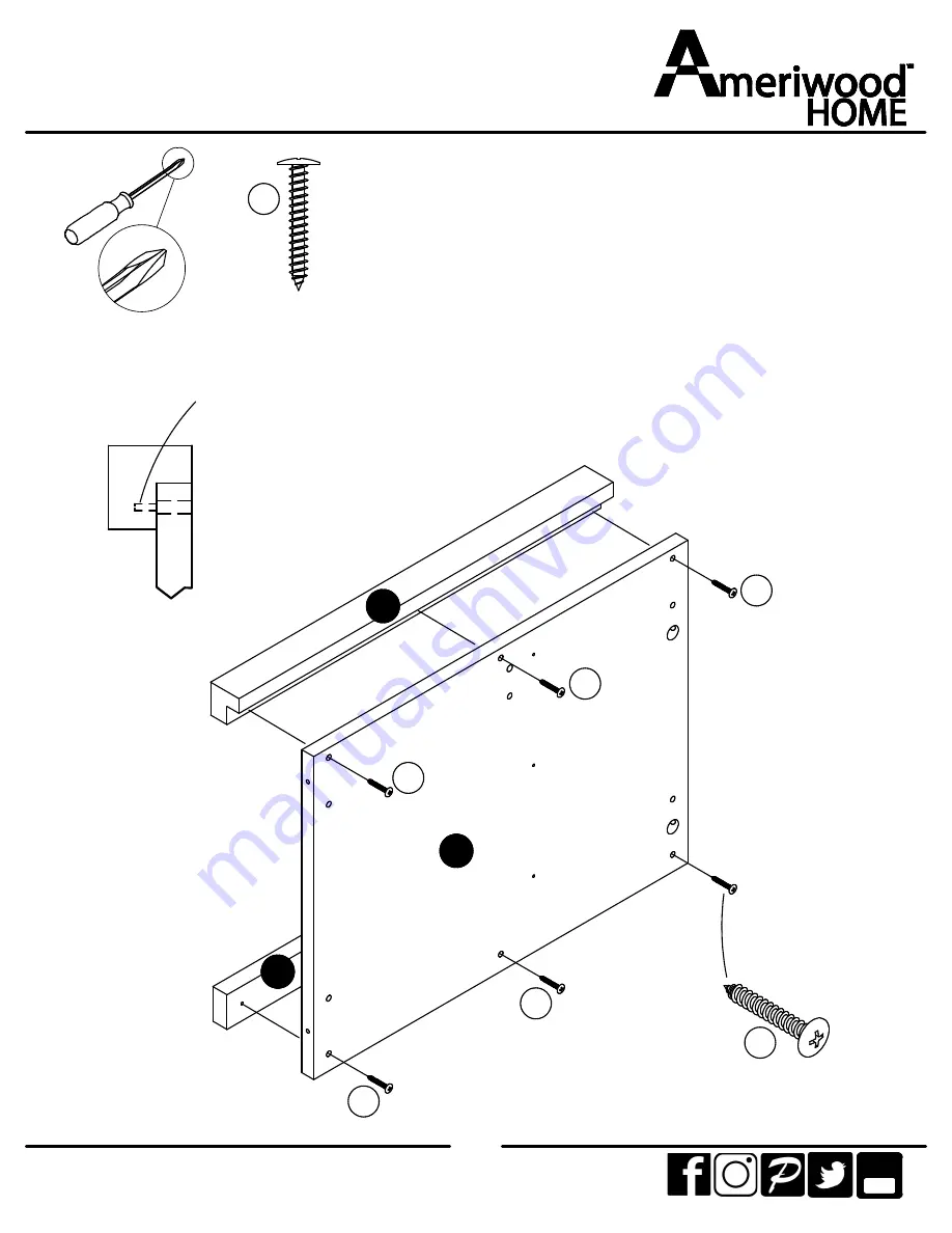 Ameriwood HOME 5580340COM Скачать руководство пользователя страница 9