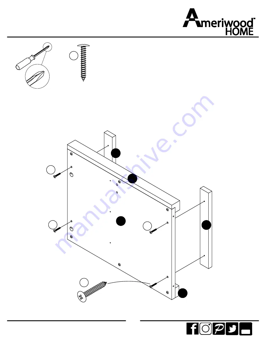 Ameriwood HOME 5580340COM Скачать руководство пользователя страница 13