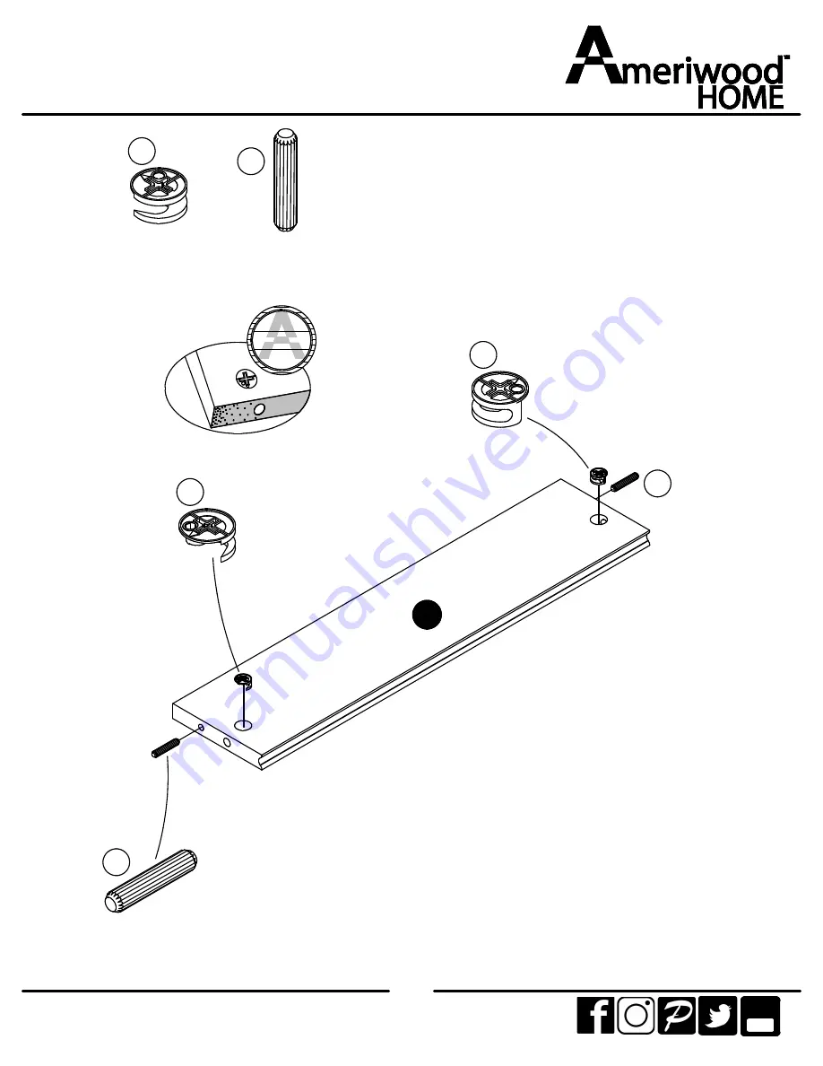 Ameriwood HOME 5580340COM Manual Download Page 15