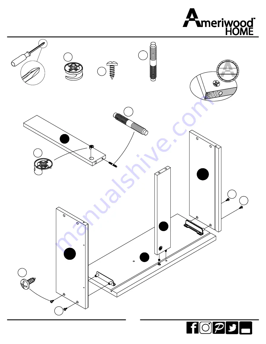 Ameriwood HOME 5580340COM Скачать руководство пользователя страница 32