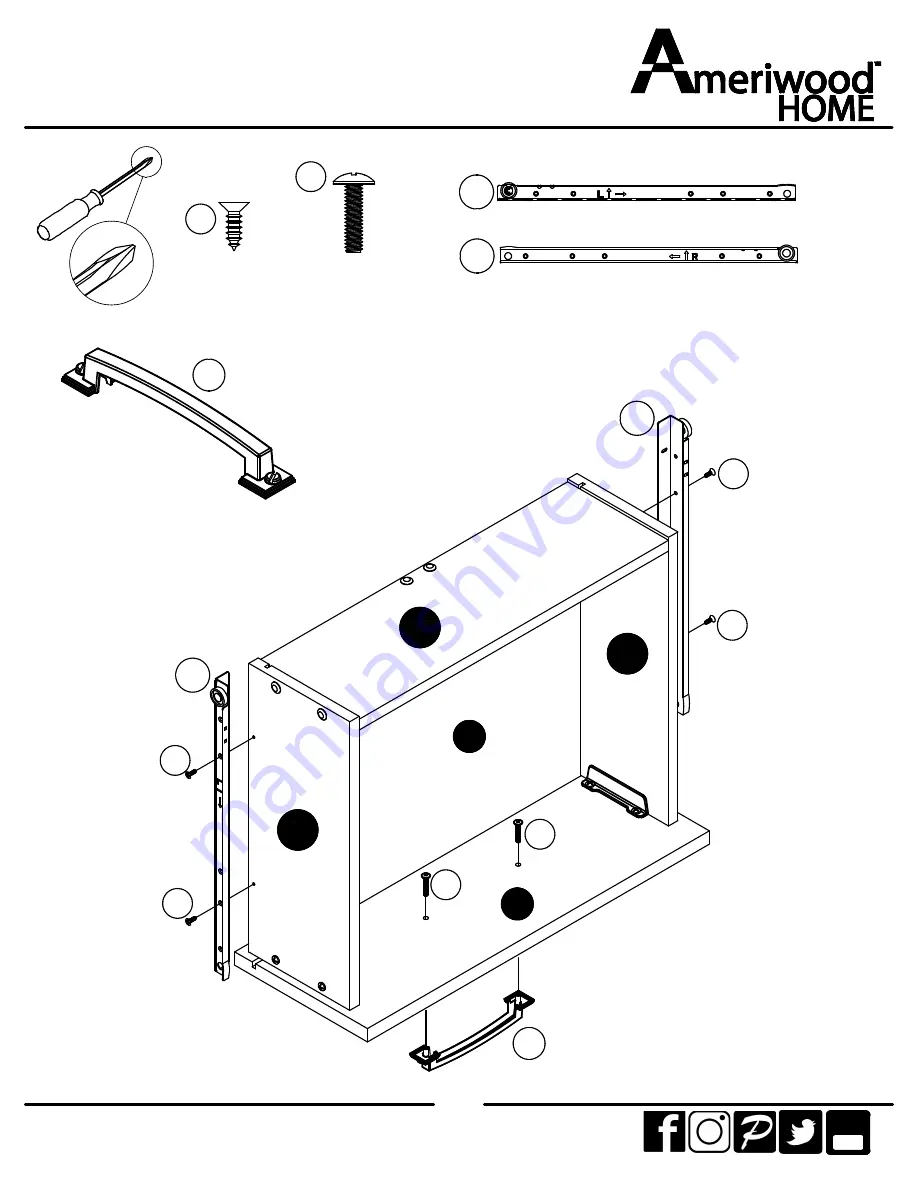 Ameriwood HOME 5580340COM Manual Download Page 35