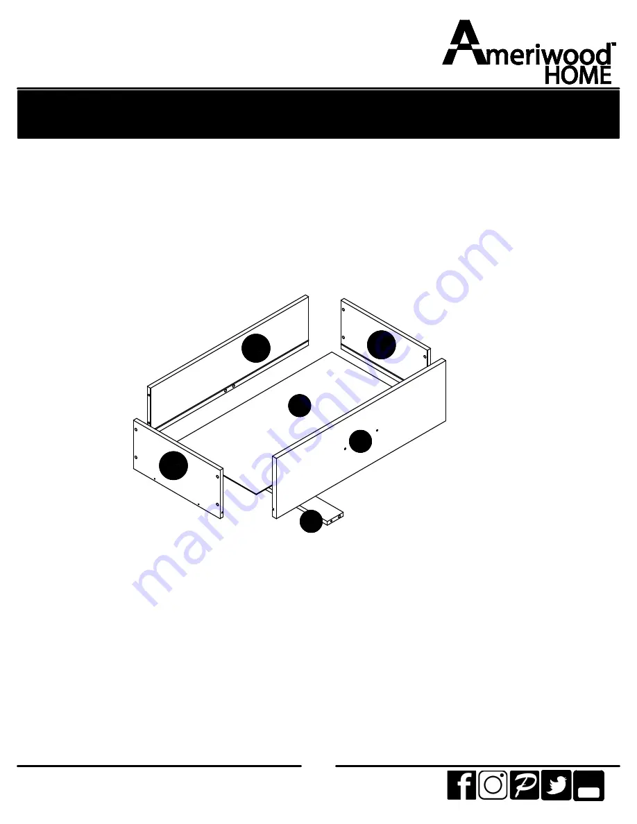 Ameriwood HOME 5594500COM Assembly Instructions Manual Download Page 7