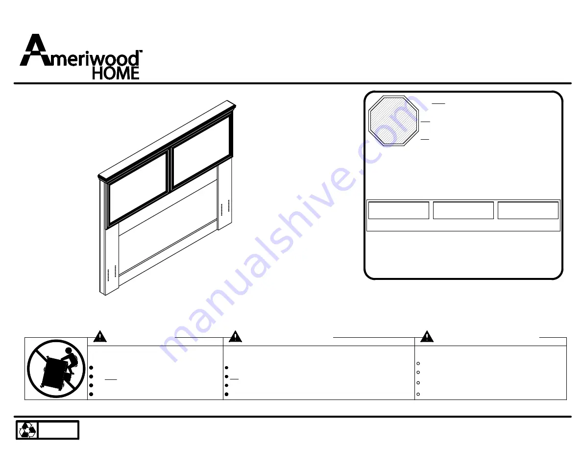 Ameriwood HOME 5661213PCOM Скачать руководство пользователя страница 1