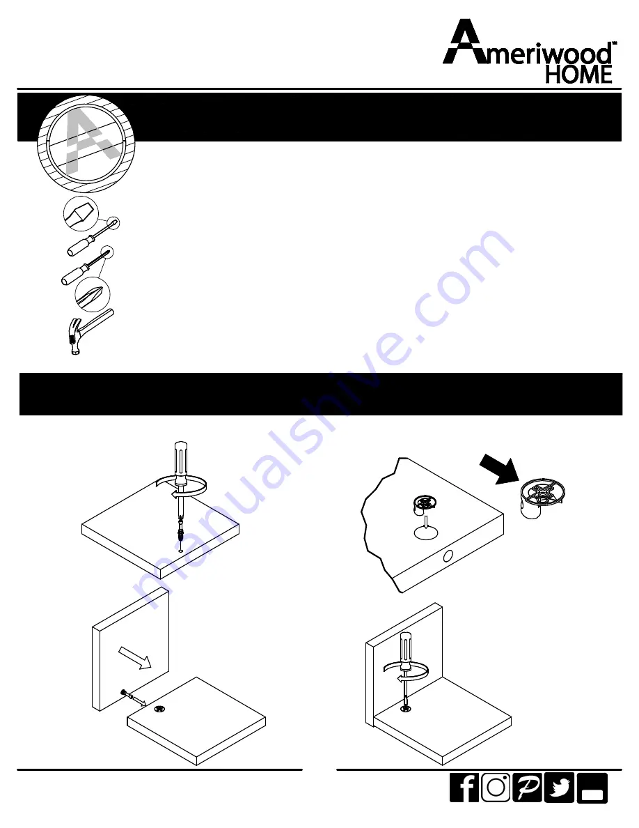 Ameriwood HOME 5695412COM Скачать руководство пользователя страница 3