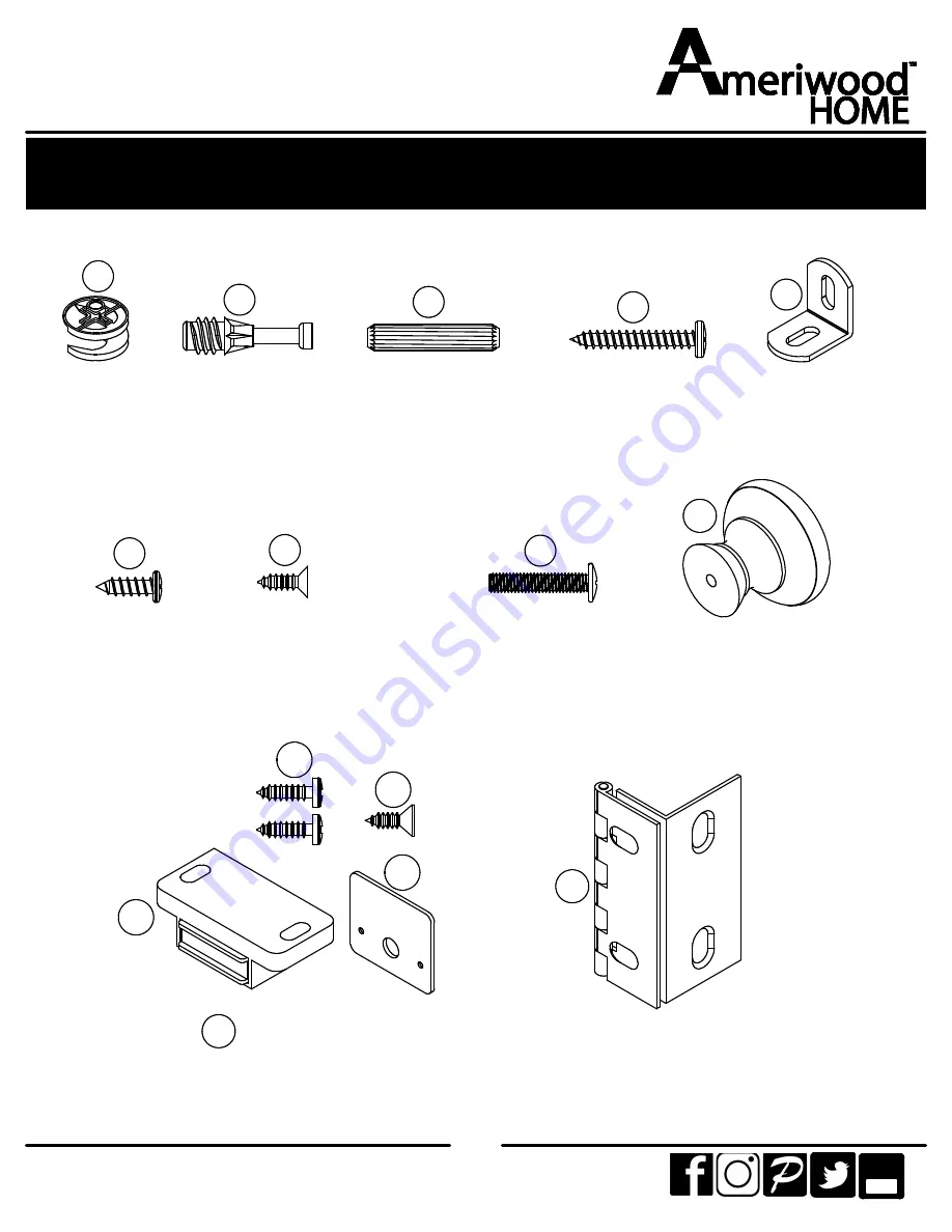 Ameriwood HOME 5695412COM Скачать руководство пользователя страница 6