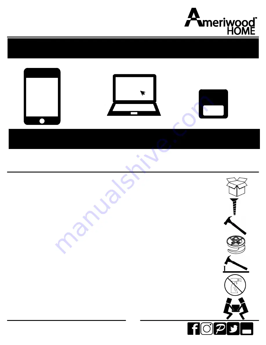 Ameriwood HOME 5759354COM Assembly Instructions Manual Download Page 2