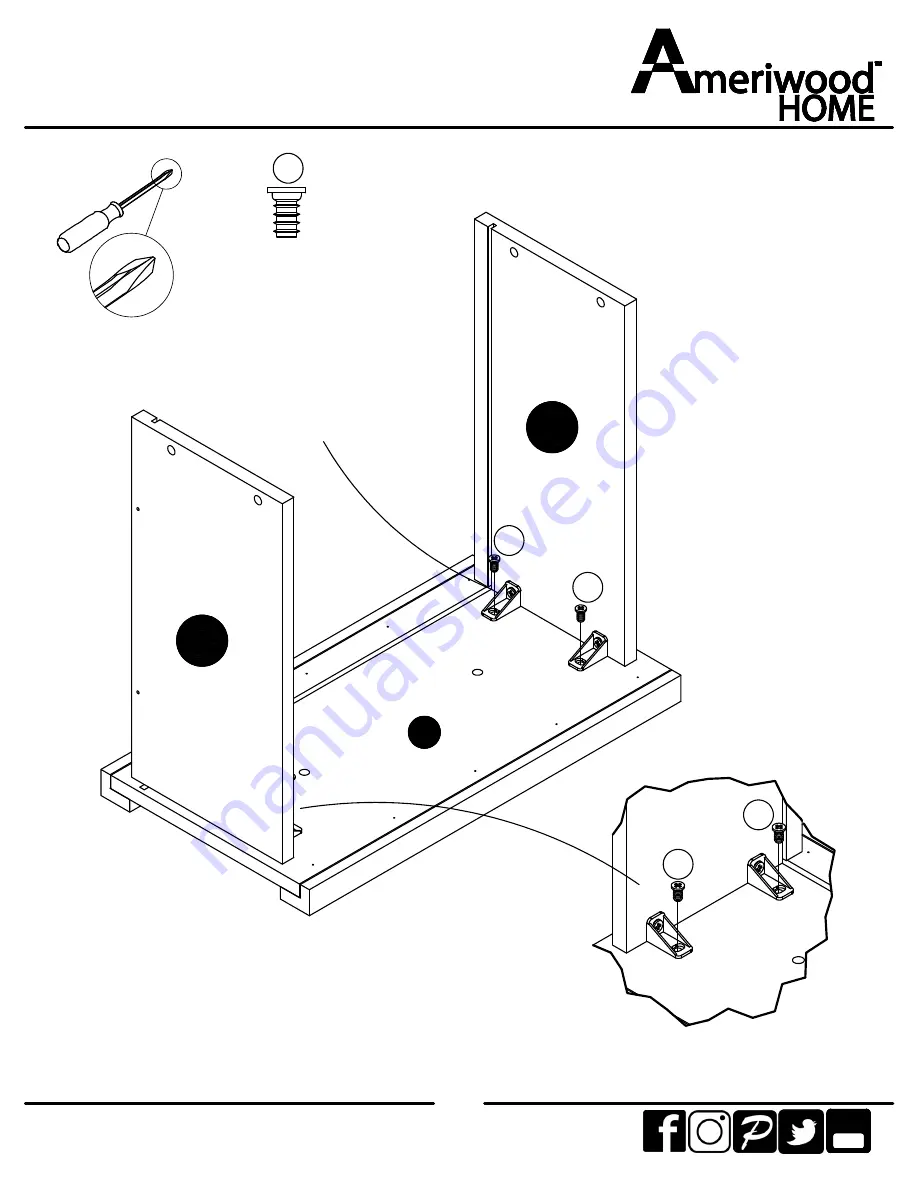 Ameriwood HOME 5759354COM Assembly Instructions Manual Download Page 17