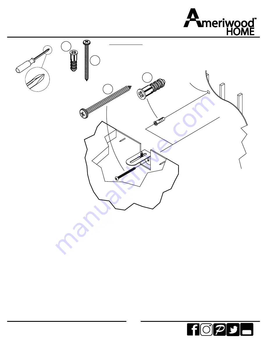 Ameriwood HOME 5759354COM Assembly Instructions Manual Download Page 21