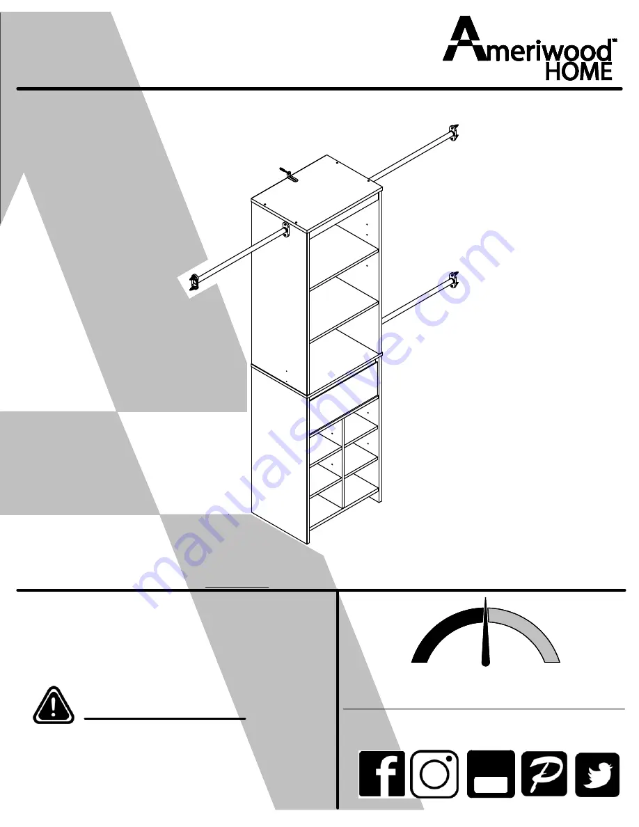 Ameriwood HOME 5770303COM Manual Download Page 1