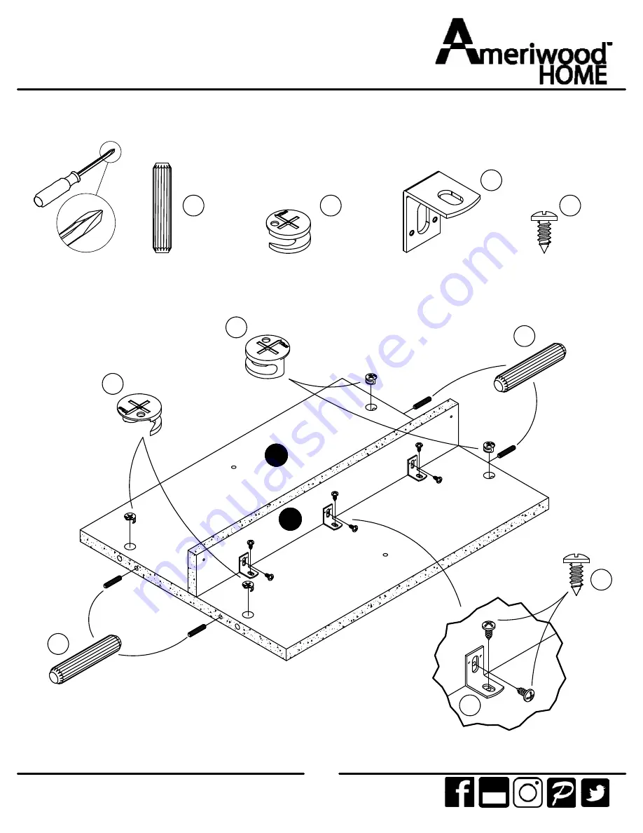 Ameriwood HOME 5770303COM Скачать руководство пользователя страница 21