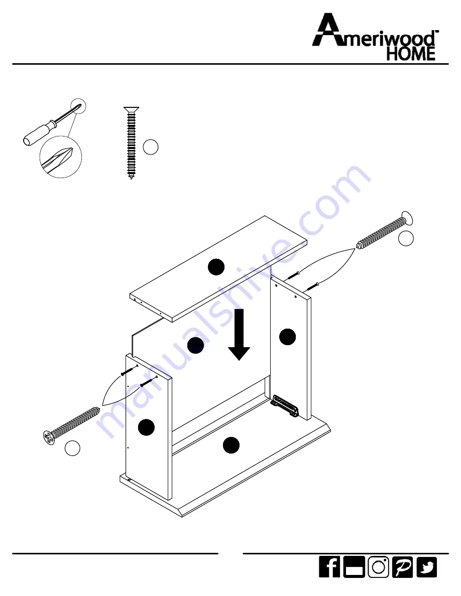 Ameriwood HOME 5770303COM Скачать руководство пользователя страница 30