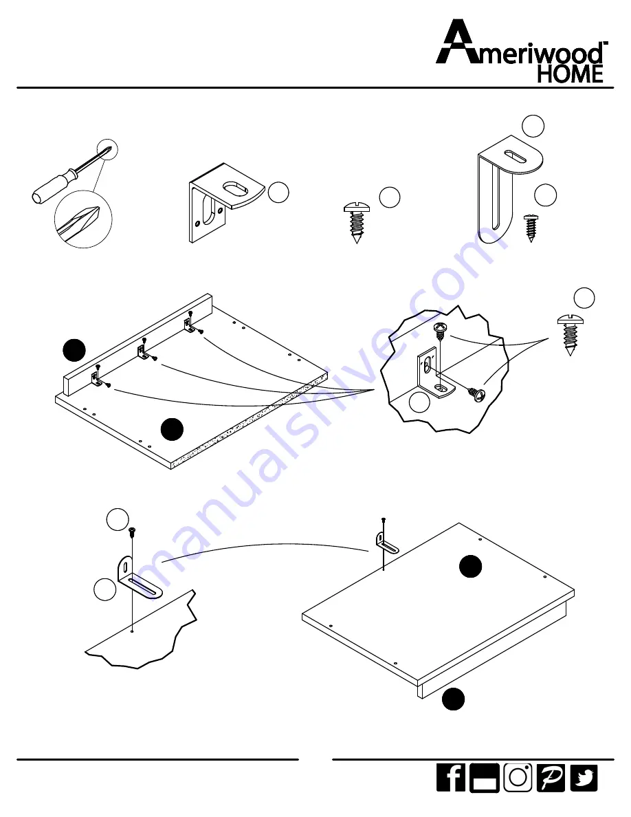 Ameriwood HOME 5770330COM Manual Download Page 9