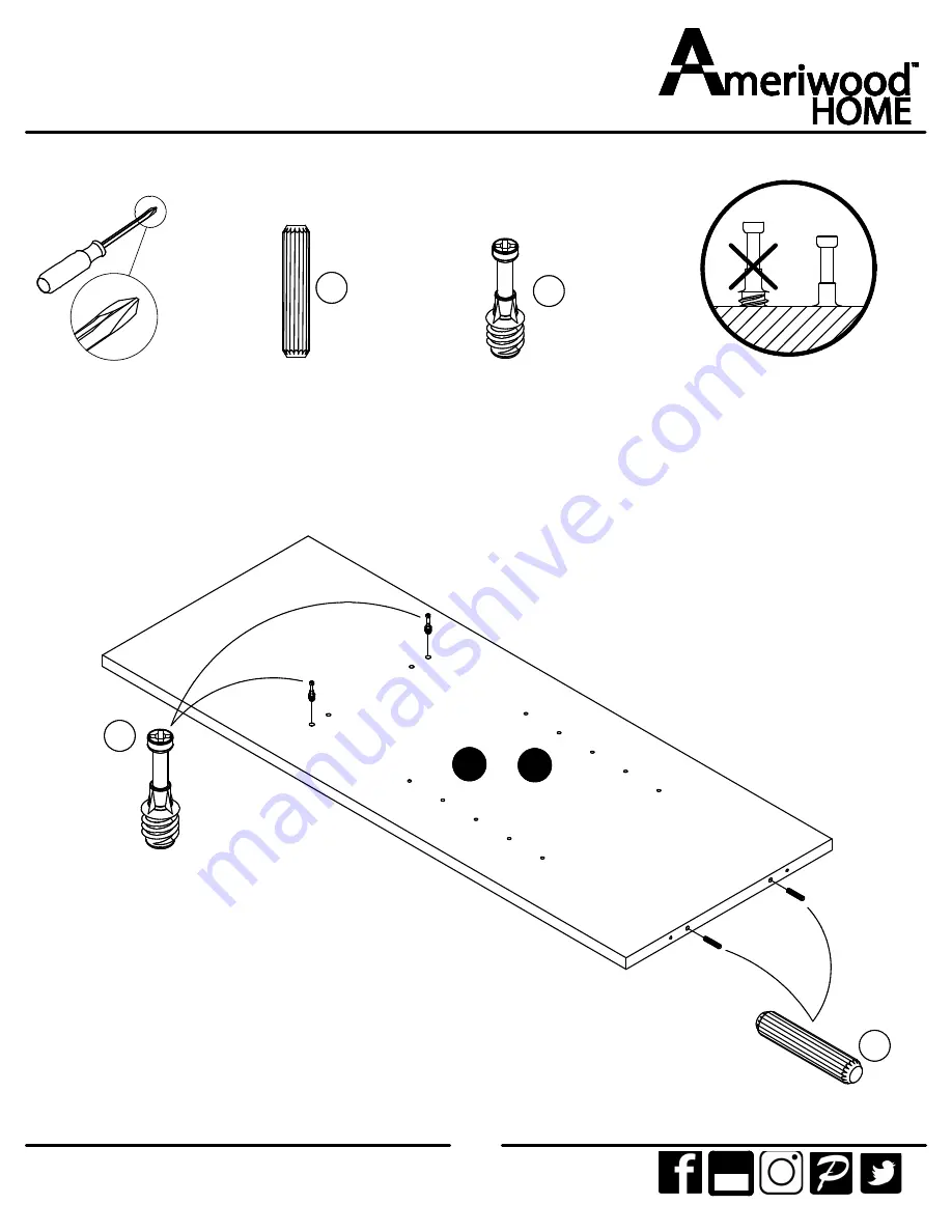 Ameriwood HOME 5770330COM Manual Download Page 10