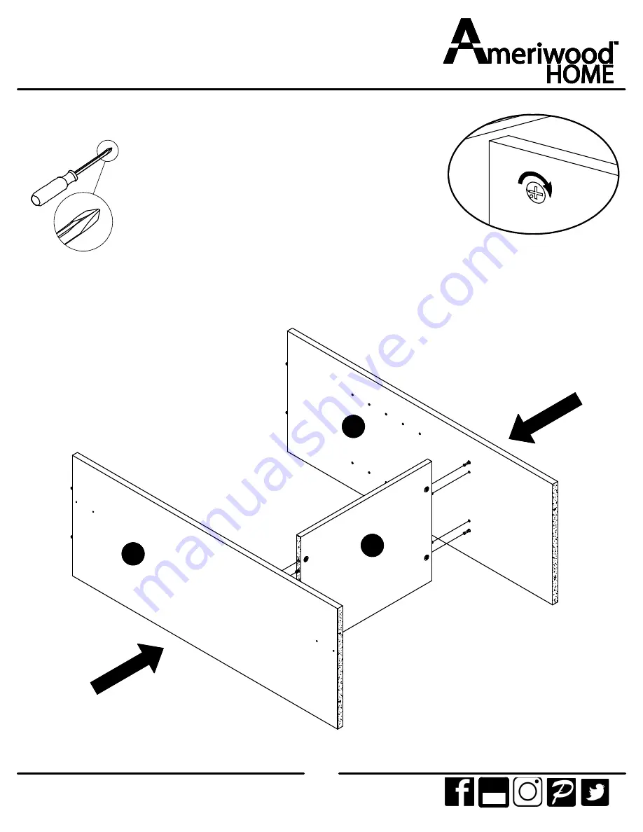 Ameriwood HOME 5770330COM Manual Download Page 13