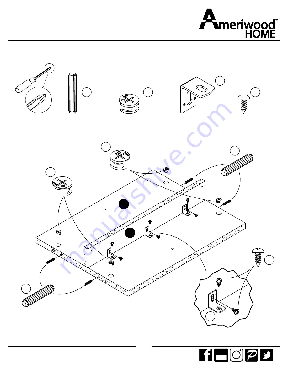 Ameriwood HOME 5770330COM Скачать руководство пользователя страница 21