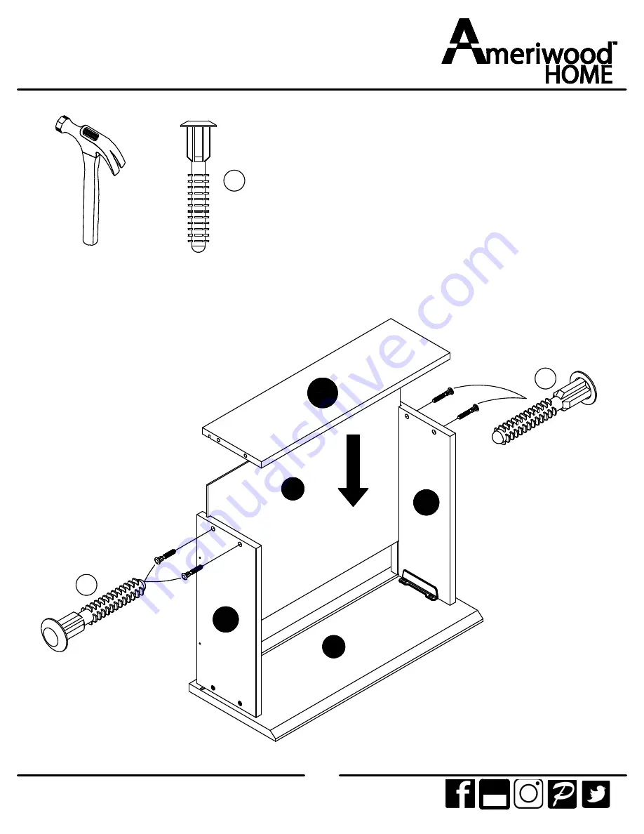 Ameriwood HOME 5770330COM Manual Download Page 30